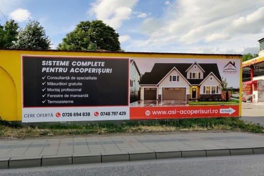 Reclamescu - Productie publicitara, litere volumetrice, casete luminoase - Bannere