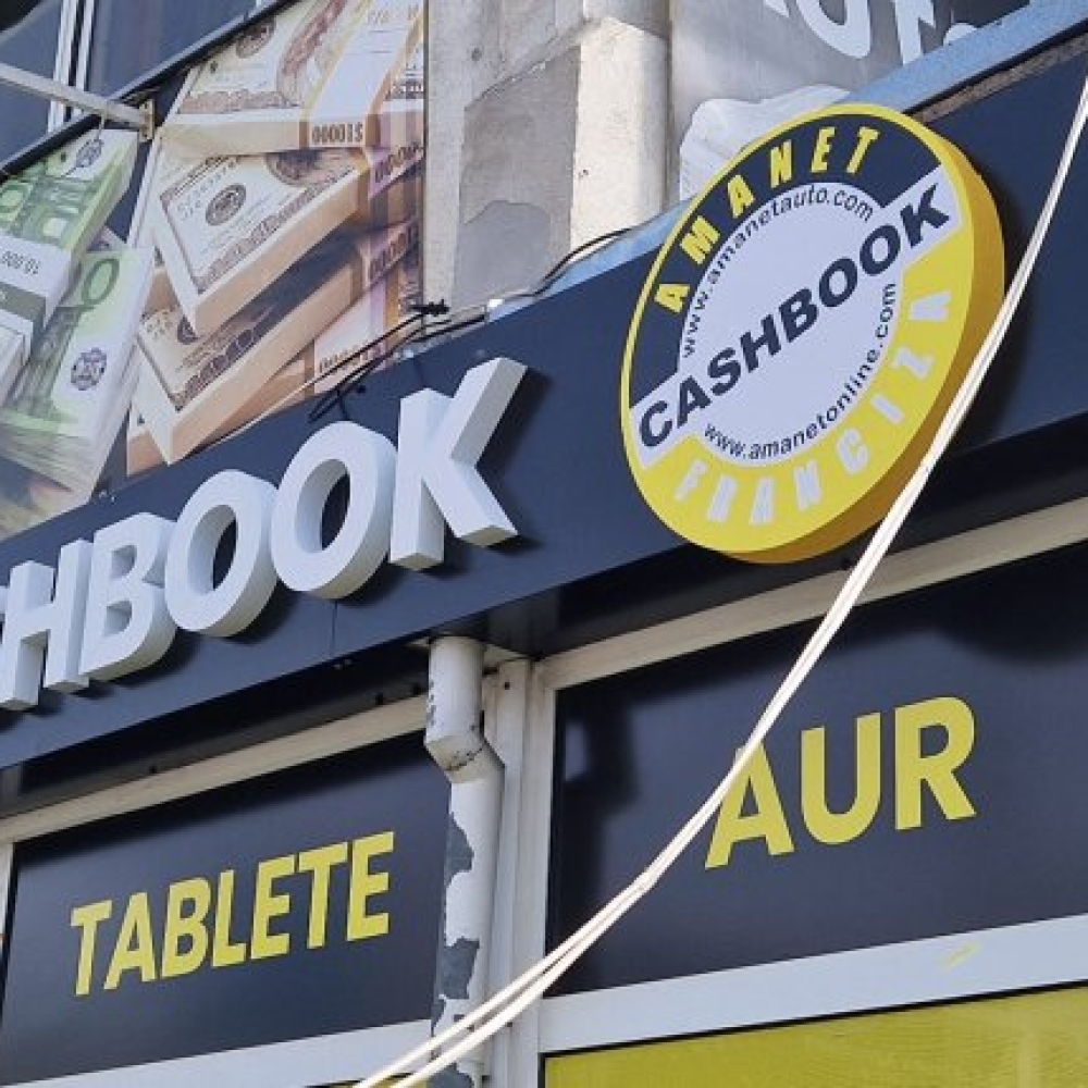 Reclamescu - Productie publicitara, litere volumetrice, casete luminoase - Cashbook 1