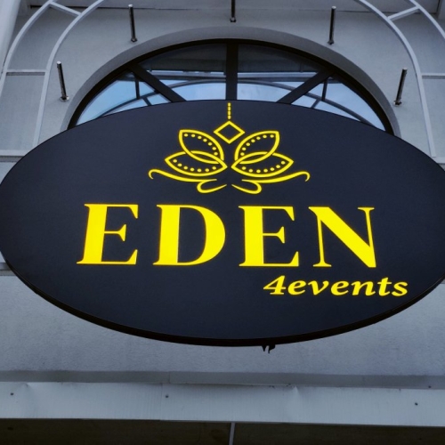 Reclamescu - Productie publicitara, litere volumetrice, casete luminoase - Eden 5