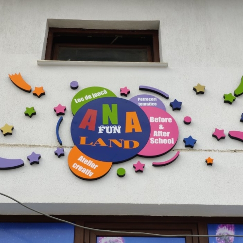 Reclamescu - Productie publicitara, litere volumetrice, casete luminoase - La Ana 001