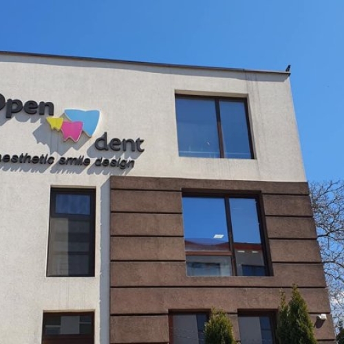 Reclamescu - Productie publicitara, litere volumetrice, casete luminoase - Open Dent 2