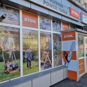 Reclamescu - Productie publicitara, litere volumetrice, casete luminoase - Stihl 1